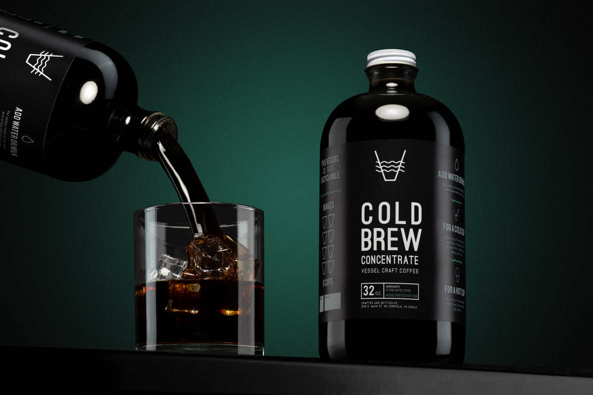 Featured image for “Vessel Craft Coffee Cold Brew | Product Photography”